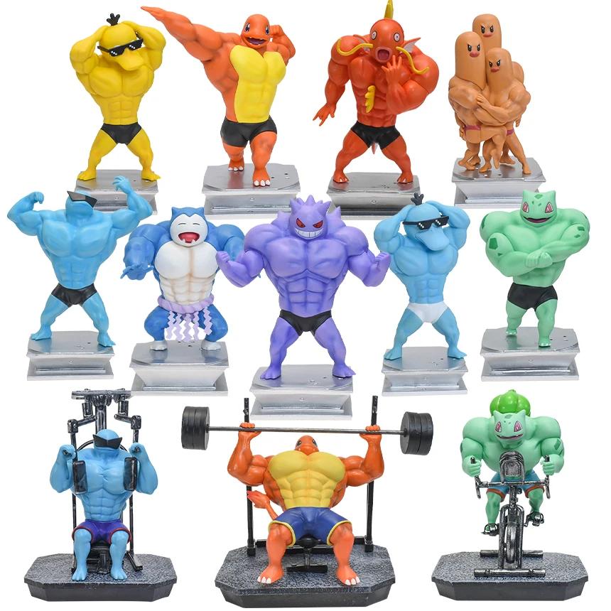   ǱԾ Psyduck Charmander Gengar Squirtle Bulbasaur Dugtrio Magikarp Snorlax  Ÿ PVC 峭